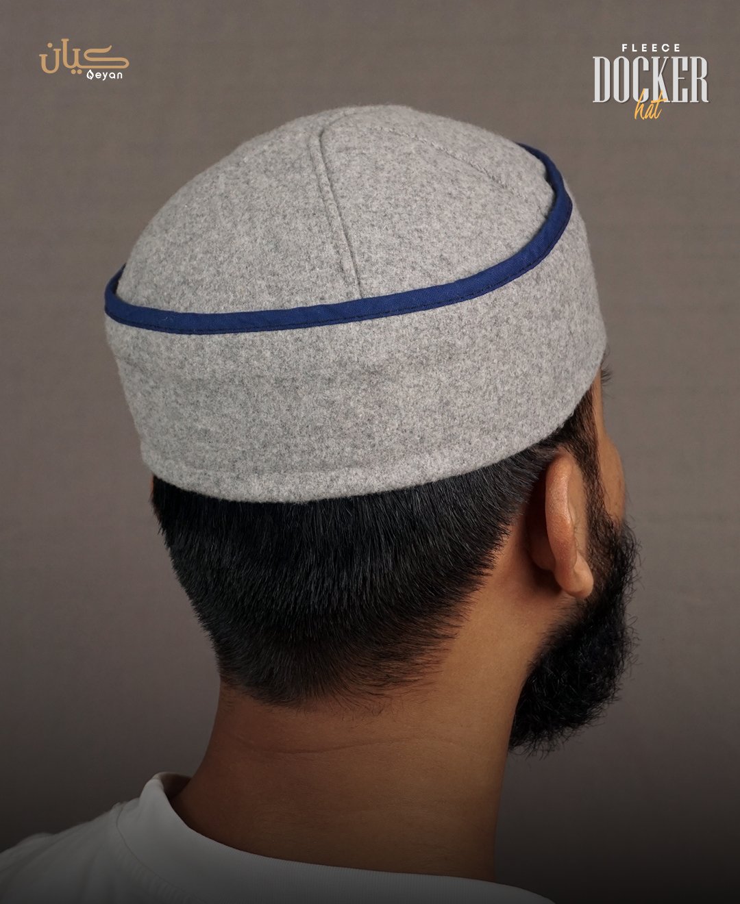 Fleece Docker Hat Ash Blue