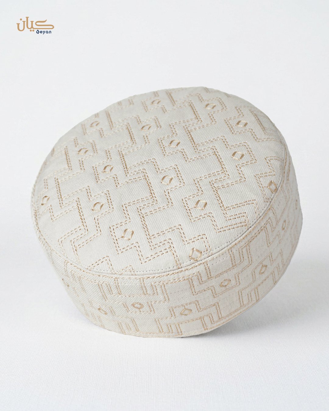 Premium Series Mumtad Cream Prayer Hat