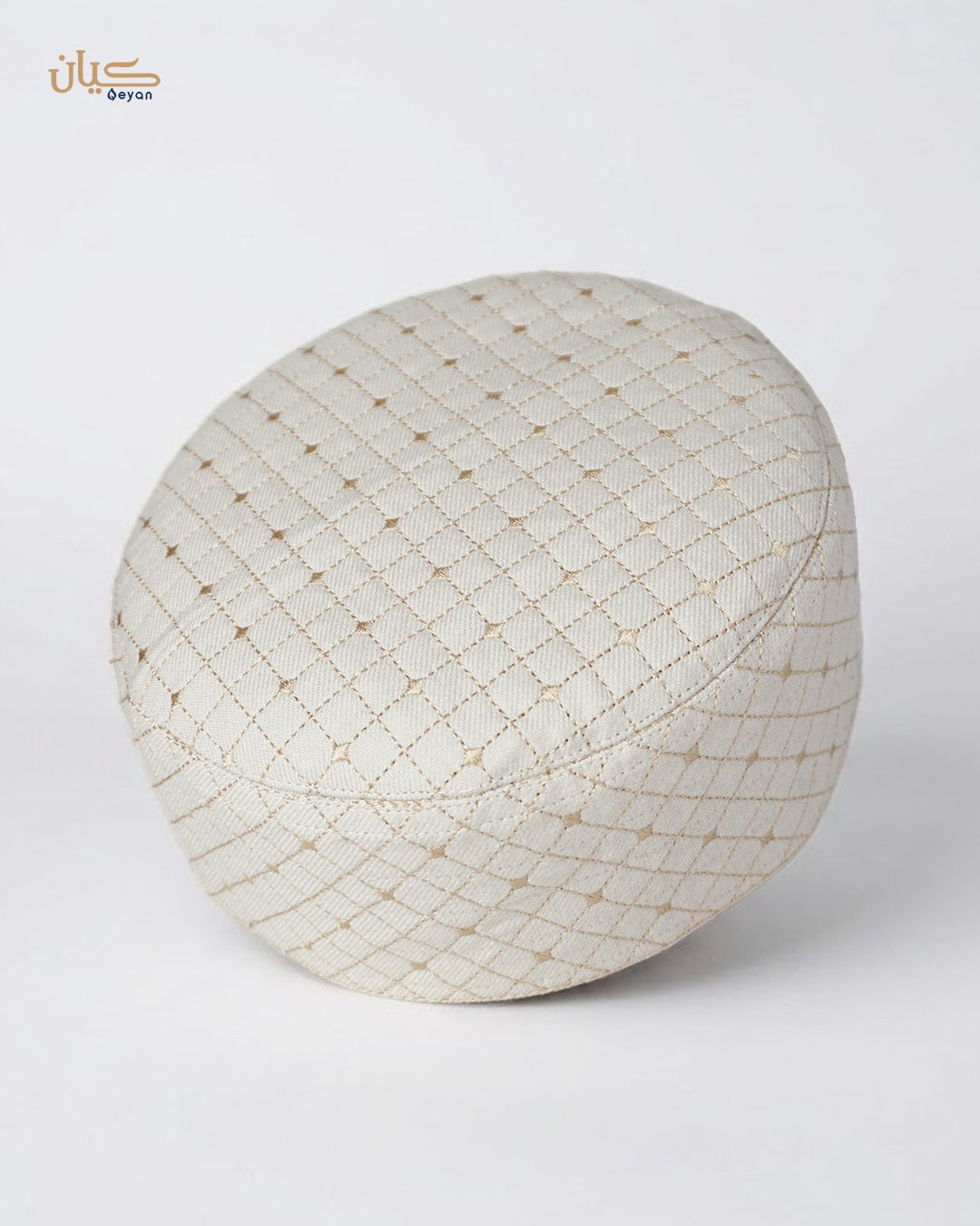 Premium Series Nuqta Cream Prayer Hat
