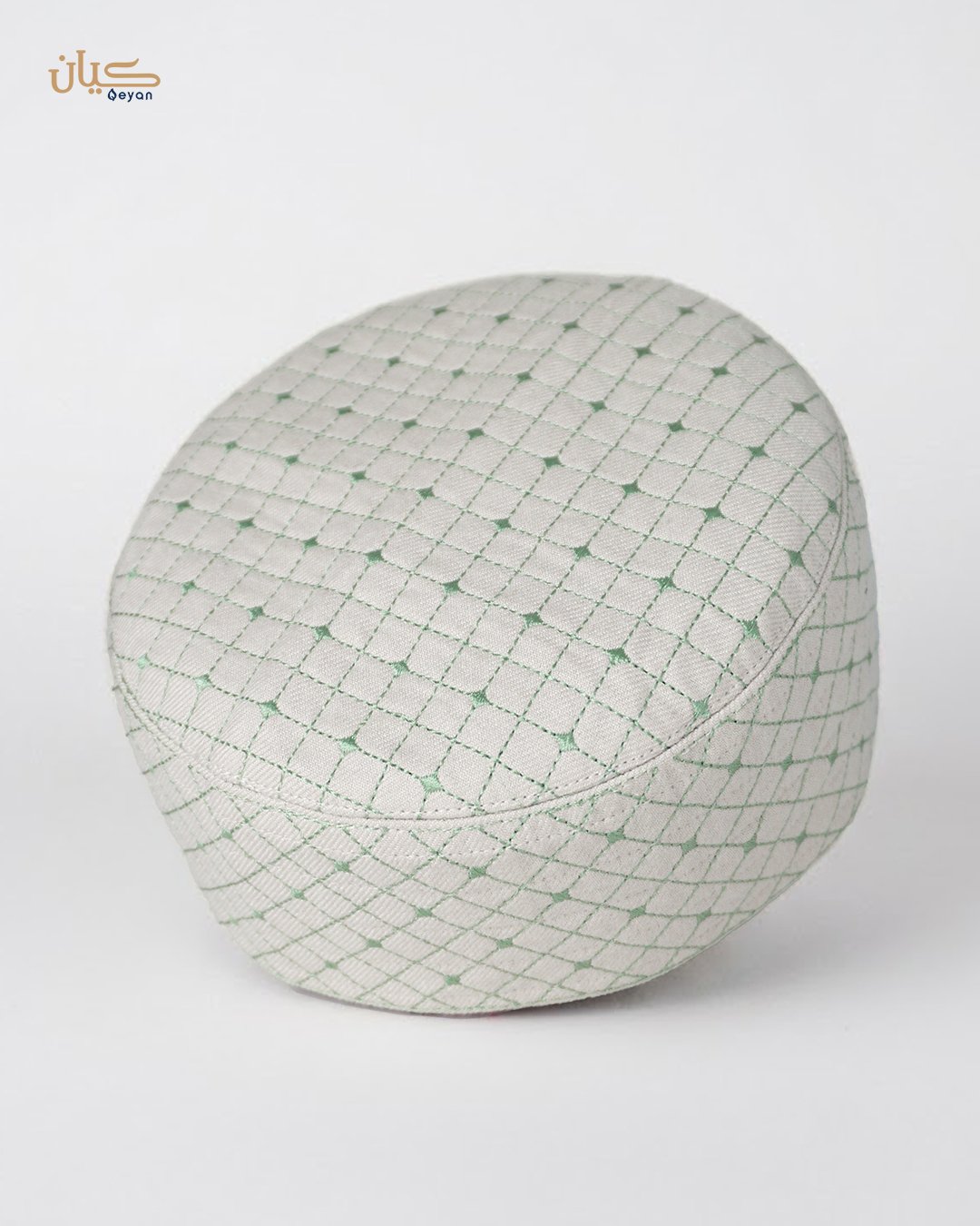 Premium Series Nuqta Light Green Prayer Hat