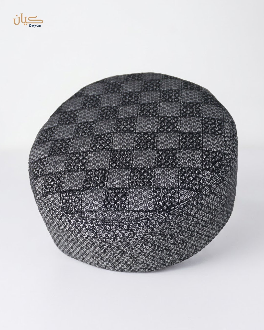 Signature Series Asfar Gray Black Prayer Hat