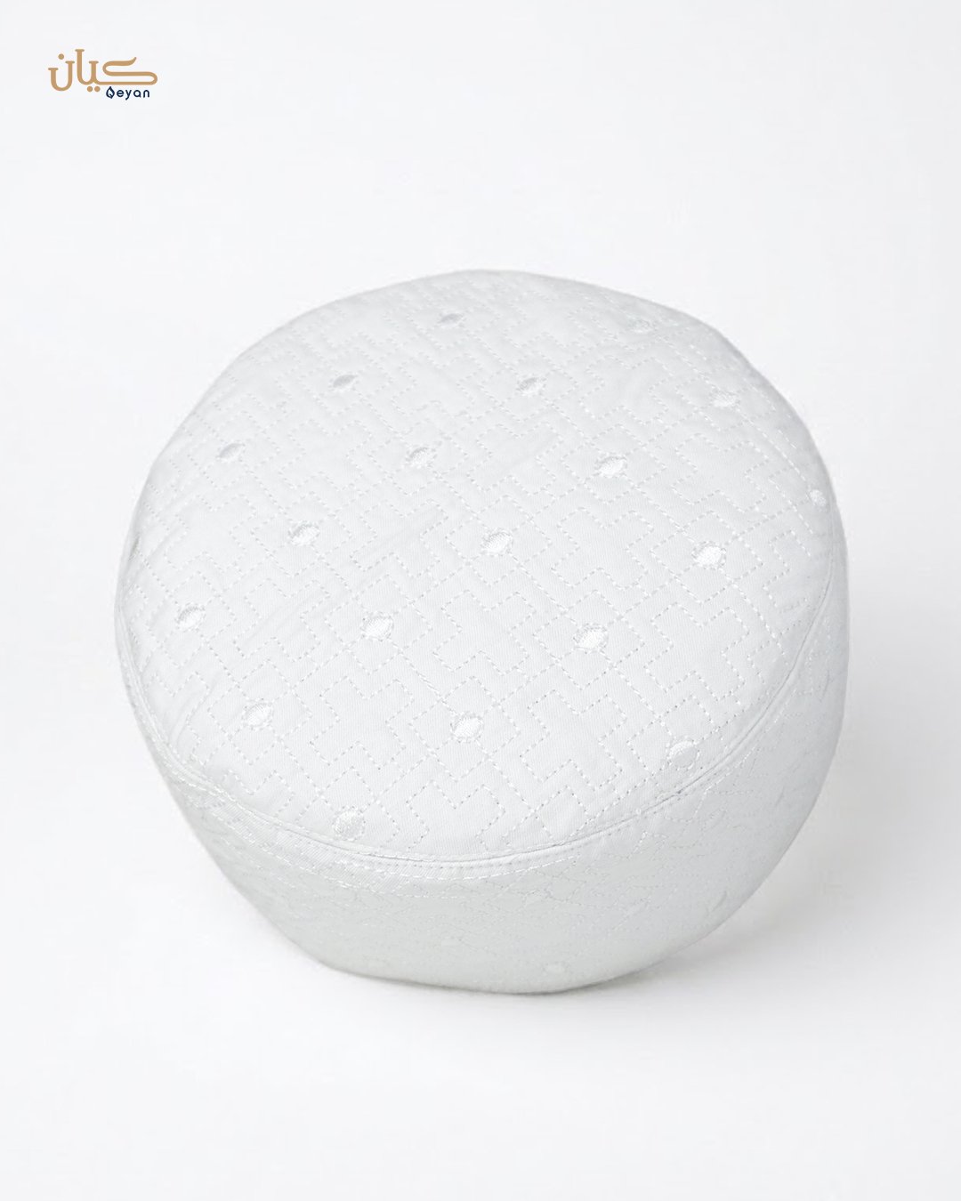 Premium Series Zayid White Prayer Hat