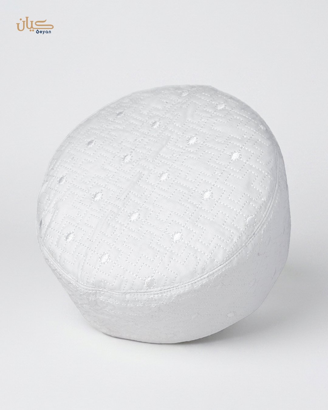 Premium Series Zayid White Prayer Hat